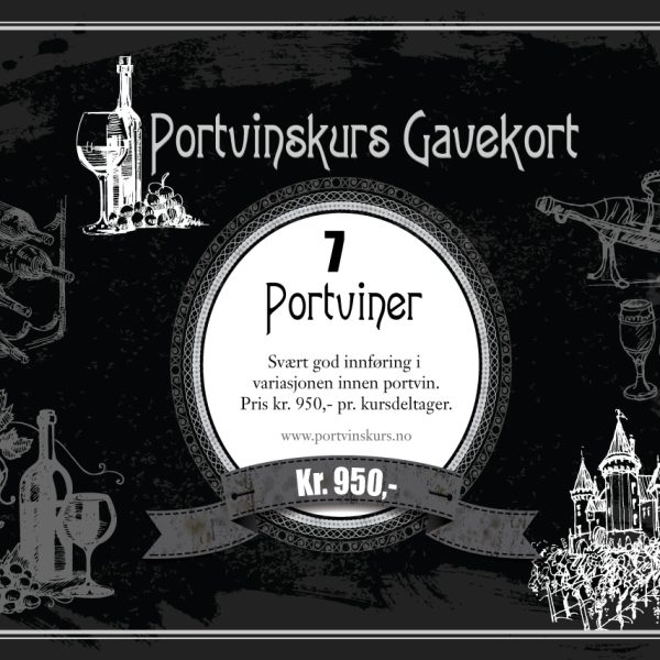 Gavekort – Kurs 7 Portviner
